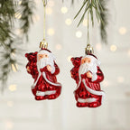 2PCS Christmas Ornament Balls – Santa, Owl & Camera Baubles Christmas Ornament Balls Richie's santa 2
