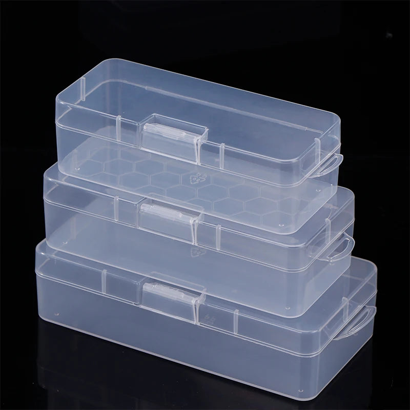Nail Art Storage Box PP Plastic Organizer – S/M/L Sizes Nail Art Organizer Richie's