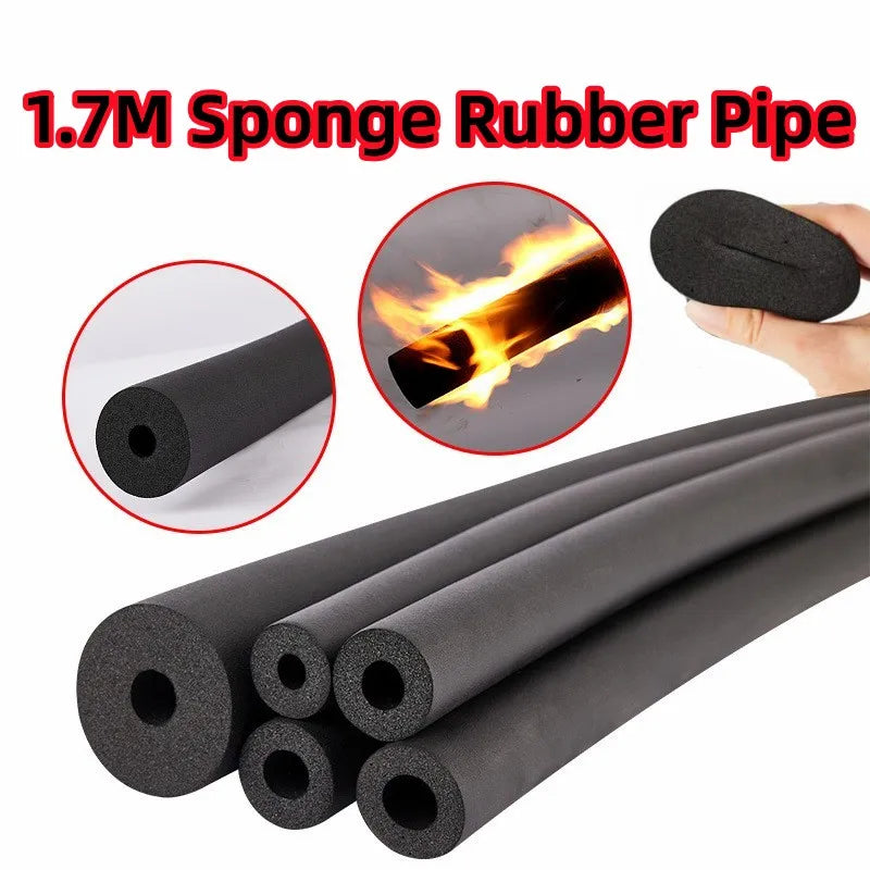 1.7M Sponge Rubber Pipe Insulation Sleeve – Waterproof Foam Tube Pipe Insulation Sleeve Richie's
