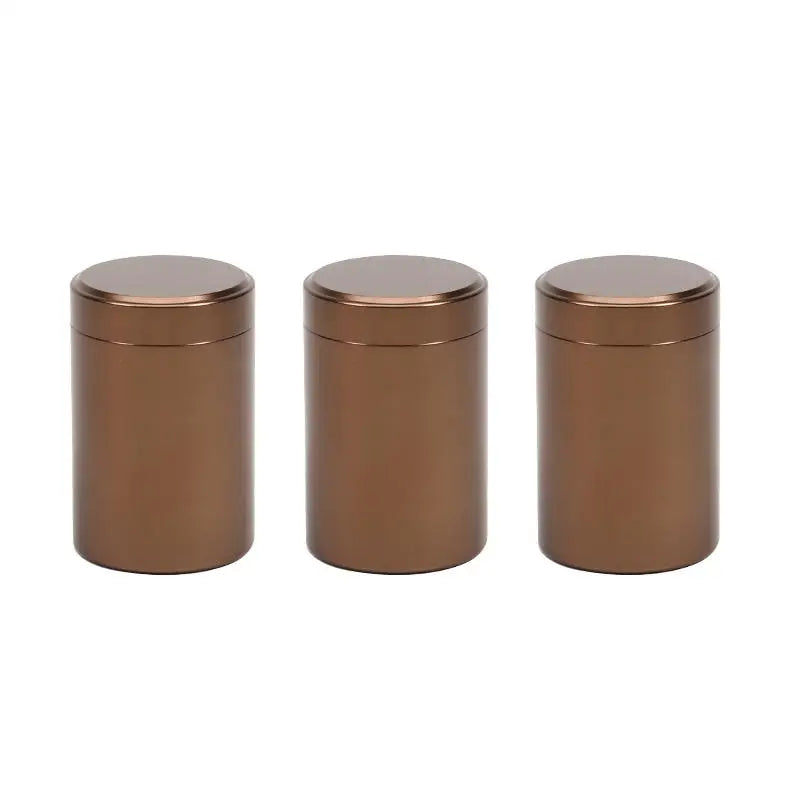 Mini Metal Tea Tin Cans – Portable Travel Storage Containers Tea Storage Tin Richie's 3Pcs Coffee