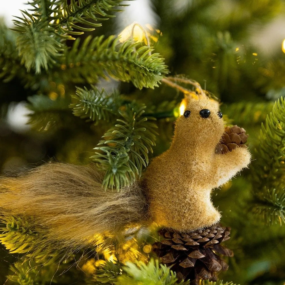 Foam Christmas Squirrel Ornament – Holiday Tree Pendant Decor Christmas Ornament Richie's