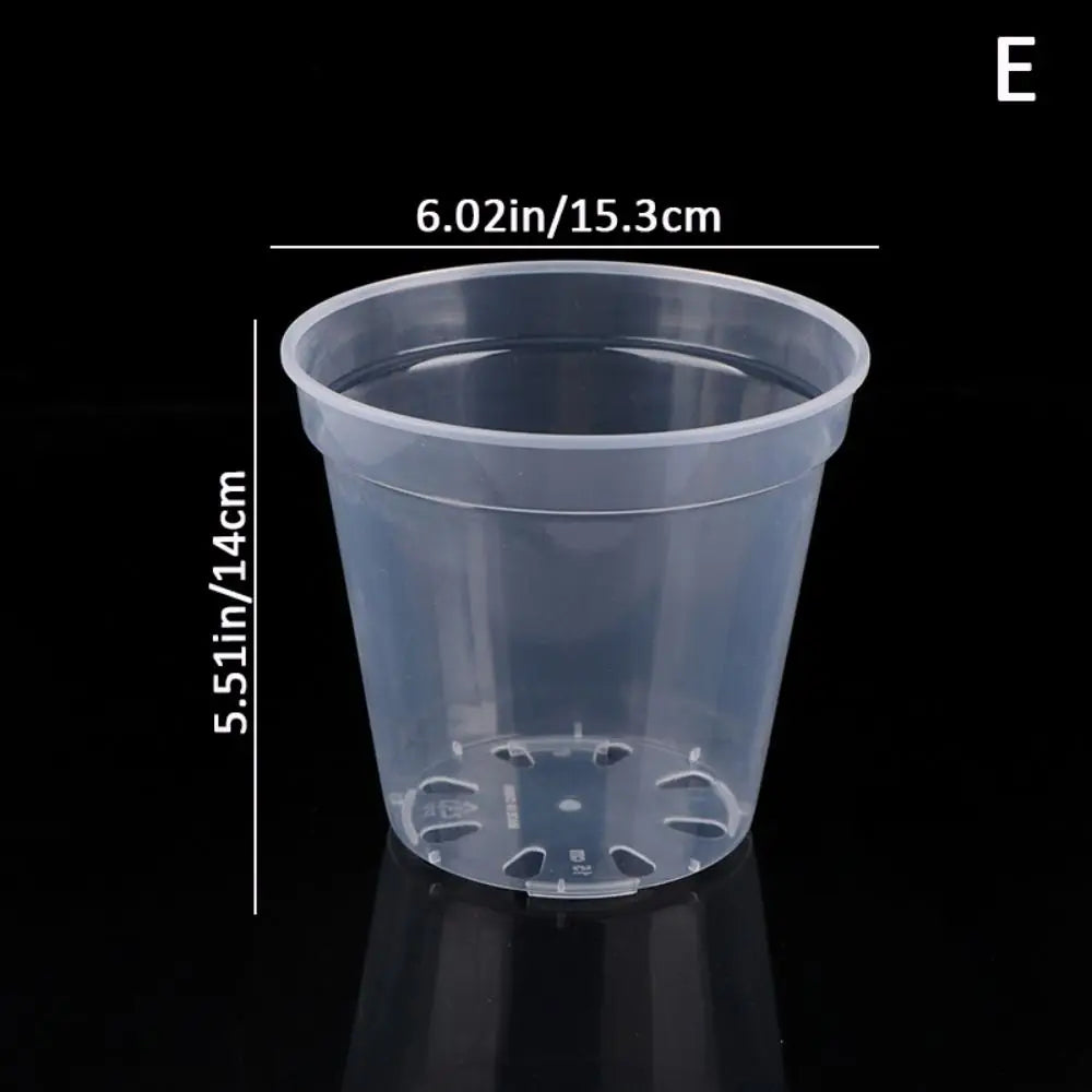 Transparent Plastic Orchid Nursery Planter Pot – Round DIY Nursery Planter Pot Richie's E