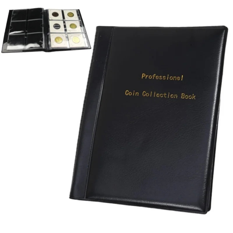 60-Slot Coin Collection Album for Cardboard Coin Holders Coin Collection Album Richie's