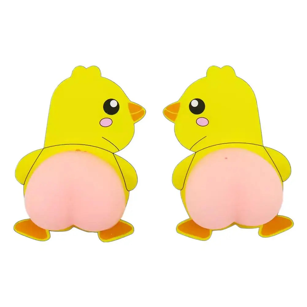 3D Cartoon Pig & Puppy Silicone Stickers – Anti-Collision Decals Decorative Stickers Richie's duck