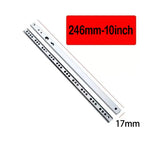 2PCS Ball Bearing Drawer Slides 17mm Full Extension 8"–17" Drawer Slides Richie's 246mm-10inch