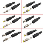 DC Power Male Plug Solder Connector 3.5–6.5mm | 5 or 10 Pack DC Power Connector Richie's