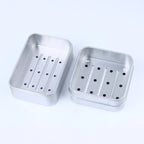 Square Aluminum Soap Box with Lid – Travel Soap Dish Travel Soap Dish Richie's