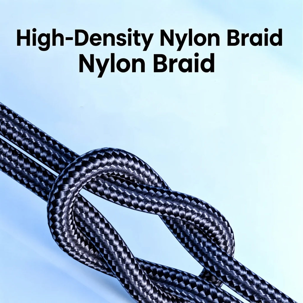 2-in-1 USB-C Nylon Braided Fast Charging Cable – L-Elbow 1.2M USB Charging Cable Richie's