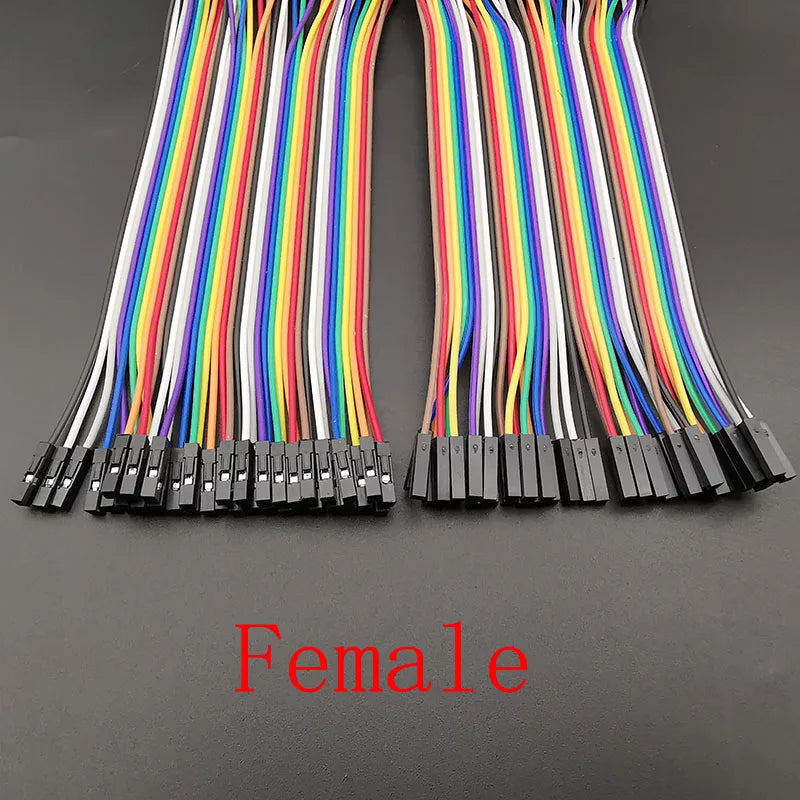 40-Pin Jumper Wires M2M M2F F2F Breadboard Dupont Cables Arduino Jumper Wire Set Richie's