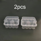 2-Pack Clear 3ml Vial Storage Case for Fridge – 20 Slots Vial Storage Case Richie's 2pcs