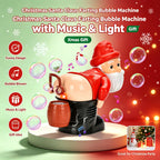 Christmas Santa Claus Bubble Blower with Music & Light Bubble Blower Toy Richie's