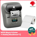 Phomemo M110 Bluetooth Thermal Label Maker | Portable Mini Printer Thermal Label Printer Richie's Grey