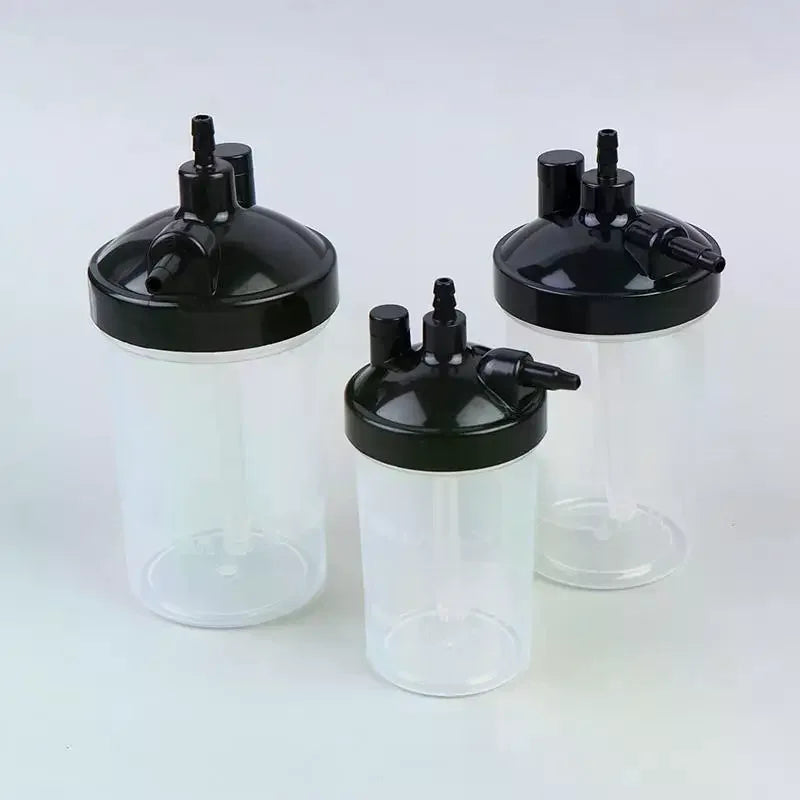 Plastic Oxygen Bubbler Humidifier Bottle for O2 Regulator Oxygen Bubbler Bottle Richie's