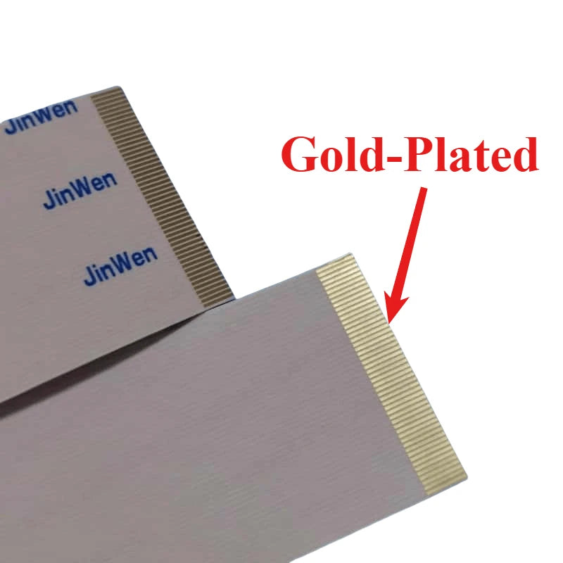 5Pcs Gold-Plated FFC FPC Flat Flexible Cable 0.5mm Pitch 4P–60P Flat Flexible Cable Richie's