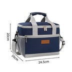 Thermal Lunch Bag Waterproof Oxford Insulated Picnic Bag Insulated Lunch Bag Richie's dark blue