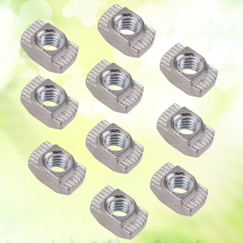 50Pcs M4 European T-Nuts for 20x20mm Aluminum Extrusion Profiles T-Slot Fastener Nuts Richie's