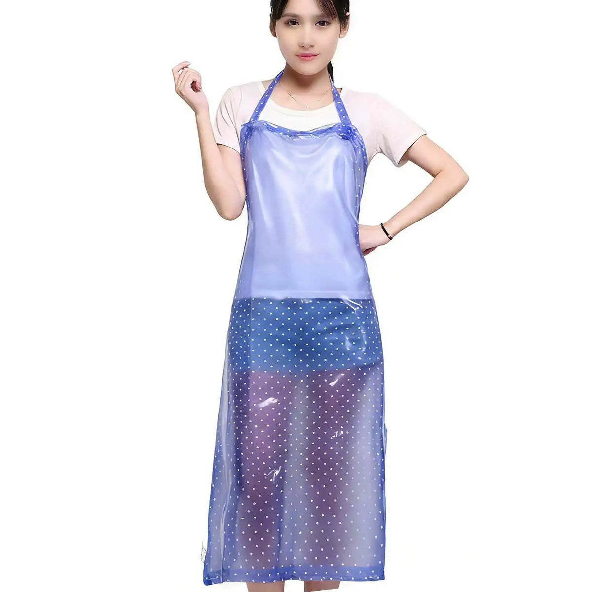 Transparent Waterproof PVC Kitchen Apron – Oilproof Pinafore Kitchen Apron Richie's