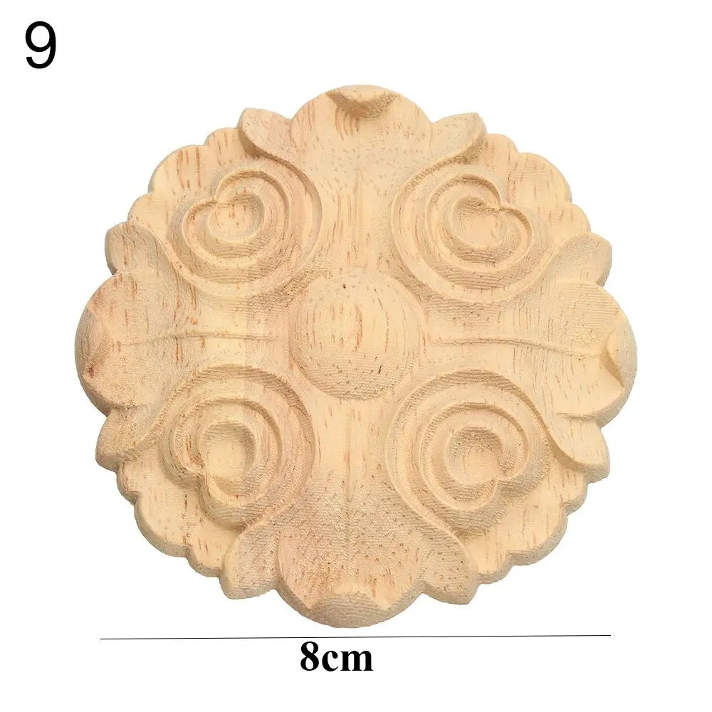 Floral Wood Carved Appliques – Decorative Furniture Corner Accents Wood Carved Applique Richie's 9