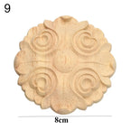 Wood Carved Floral Appliqué – Corner Furniture Frame Decoration Wood Carved Appliqué Richie's 9