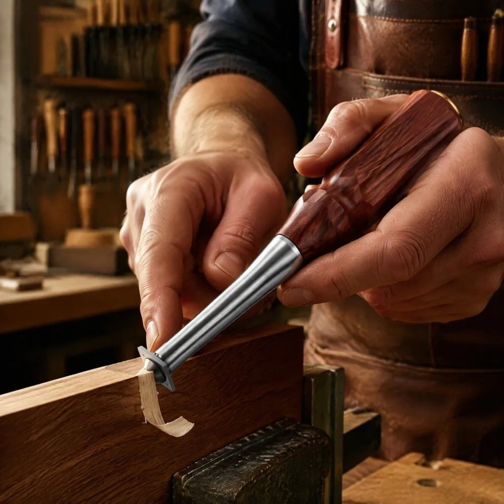 Carbide Scraper Tool – Replaceable Blade & Rosewood Handle Carbide Scraper Tool Richie's
