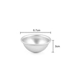 3D Aluminum Ball Mochi Mold – Snowball Cake Pastry Mould Cake & Pastry Mould Richie's 6.7cm
