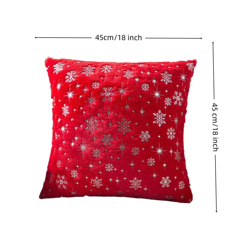 Christmas Throw Pillow Cover – Festive Plush Cushion Slipcover Throw Pillow Cover Richie's