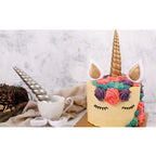 Gold Unicorn Cake Topper Set – 3-Piece Horn & Ears Decoration Cake Topper Set Richie's