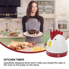Cartoon Rooster Mechanical Kitchen Timer – Cute Cooking Countdown Mechanical Kitchen Timer Richie's