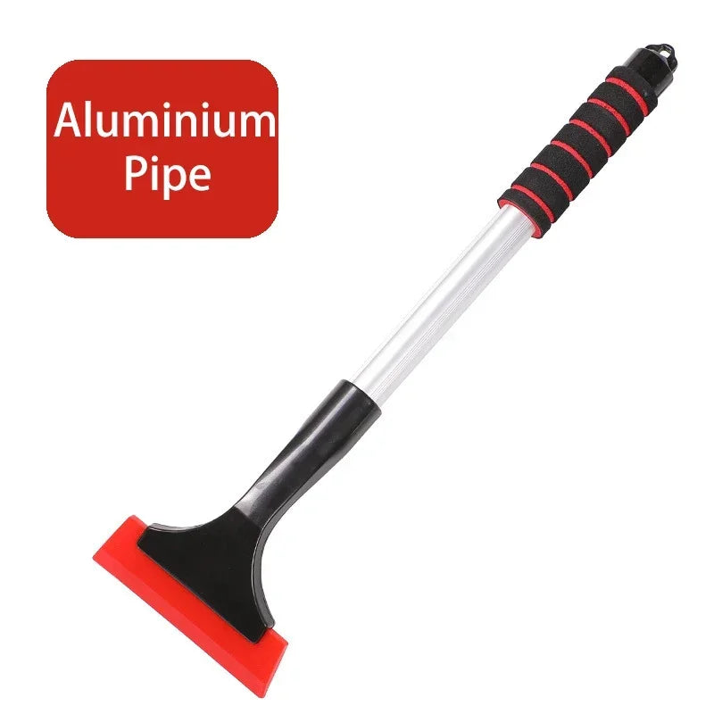 TOTNEND Telescopic Car Snow Shovel & Ice Scraper Tool Car Snow Scraper Richie's Aluminium Pipe Red