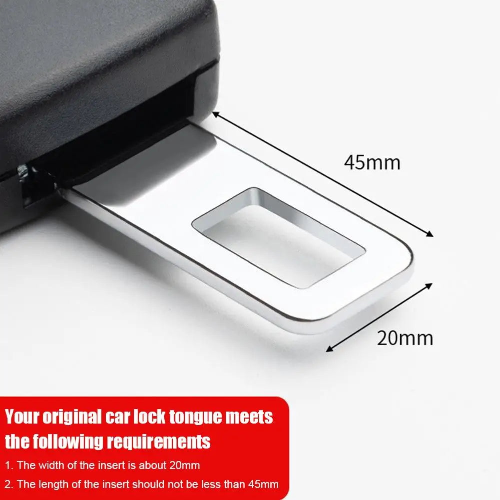 Seat Belt Clip Lock Buckle ABS Metal Car Safety Accessory Seat Belt Buckle Richie's