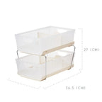 Stackable Storage Basket with Drawer – Desktop Organizer Stackable Storage Organizer Richie's