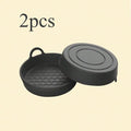 2-Pack Silicone Car Cup Holder Coasters – Non-Slip & Heat-Proof Car Cup Holder Coaster Richie's black