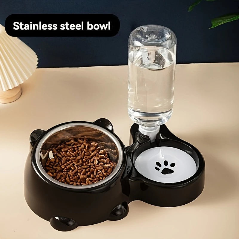 Automatic Gravity Pet Feeder & Water Dispenser – No Power Gravity Pet Feeder Richie's 1set