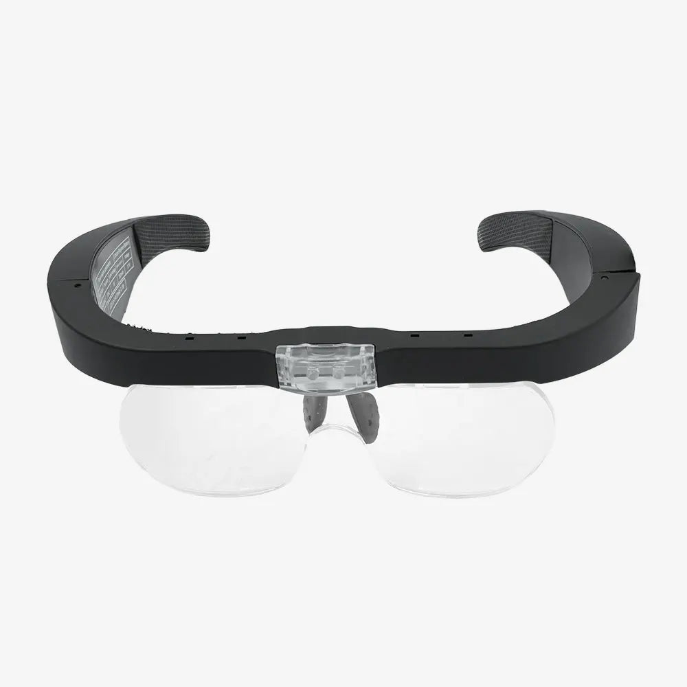 Head-Mounted Magnifier Glasses 2 LED USB 1.5X–5.0X | Watchmaker Head-Mounted Magnifier Richie's 1pcs