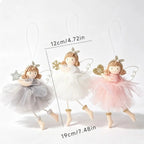 Plush Christmas Angel Ornament – Fluffy Wings Hanging Pendant Christmas Ornament Richie's