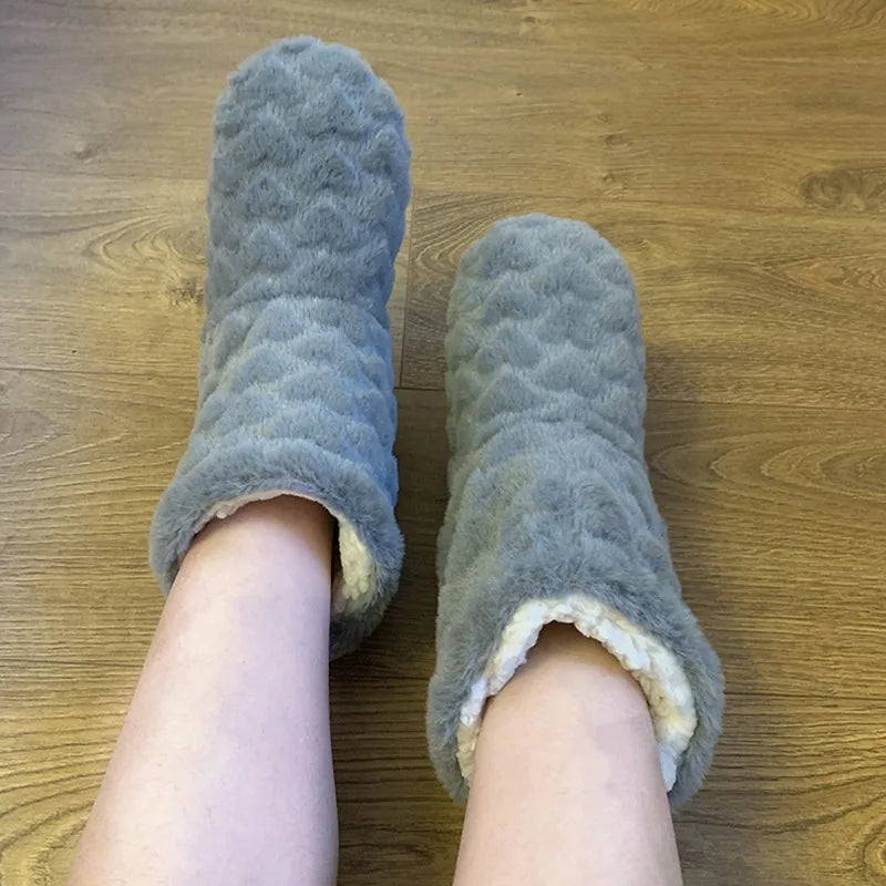 Thick Thermal Velvet Socks – Non-Slip Winter Floor Slipper Socks Thermal Slipper Socks Richie's