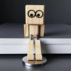 Handcrafted Wooden Rocking Figure – Car Dashboard Decor Gift Wooden Rocking Figurine Richie's