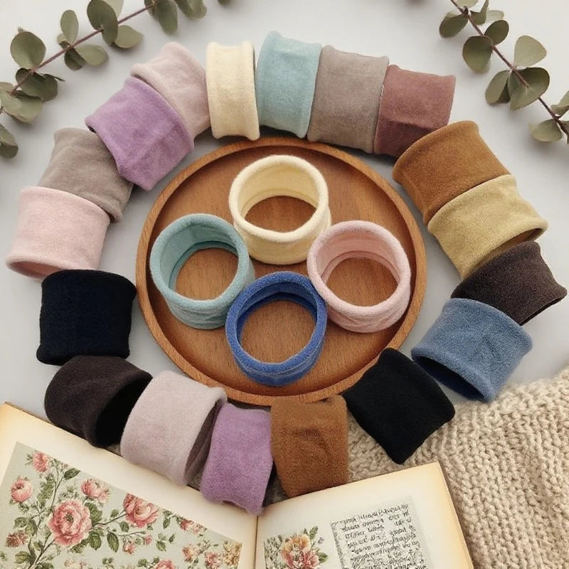 Women's Seamless Elastic Hair Bands – Soft Fabric Ponytail Ties Elastic Hair Bands Richie's