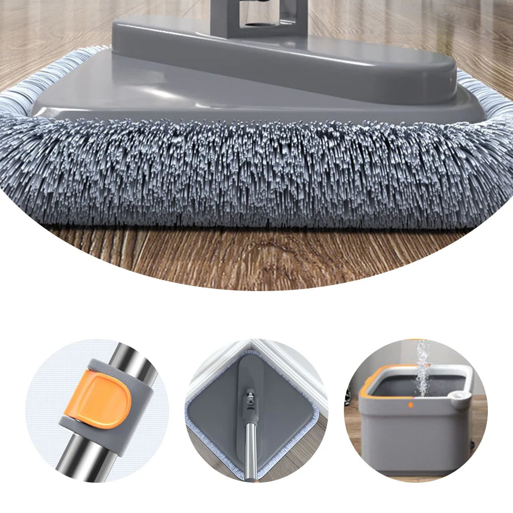 360° Spin Mop & Bucket Set – Hands-Free Squeeze Floor Cleaner Spin Mop Set Richie's