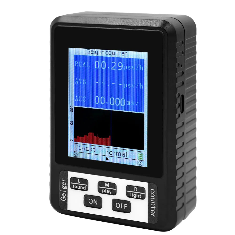 XR-1 Portable Geiger Counter Nuclear Radiation Detector Radiation Detector Richie's black