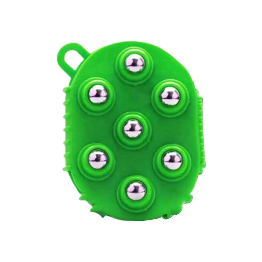 Double-Sided Steel Ball Massage Brush – Body Massager Tool Body Massage Brush Richie's 175
