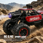 2.4G RC Off-Road Alloy Car with Lights, Music & Spray RC Off-Road Car Richie's