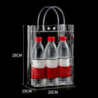Clear PVC Jelly Handbag – Large Capacity Transparent Gift Bag PVC Jelly Handbag Richie's 20x10x28cm -