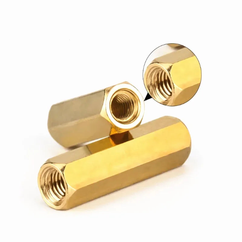 Brass Hex Standoff Spacer Female to Female M2–M5 | 5–50 Pcs Brass Standoff Spacer Richie's m3xL 20PCS 21mm