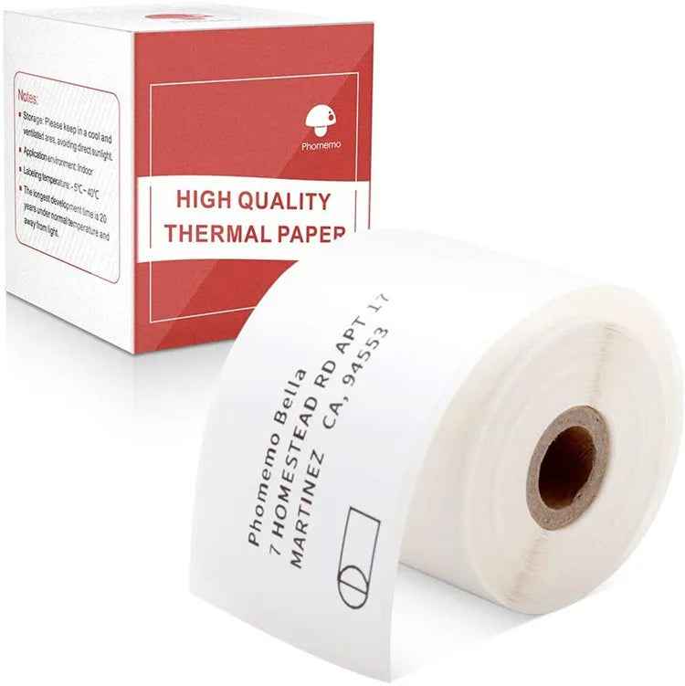 Phomemo M110/M200 Self-Adhesive Thermal Labels Roll 20–50mm Thermal Label Roll Richie's 40x60mm