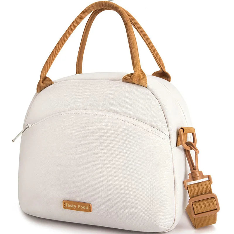 Insulated Lunch Bag Waterproof Cooler Tote for Men & Women Insulated Lunch Bag Richie's Creamy-white