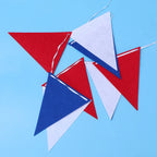 2.5m Patriotic Felt Bunting Banner Red White Blue Garland Patriotic Bunting Banner Richie's Default Title