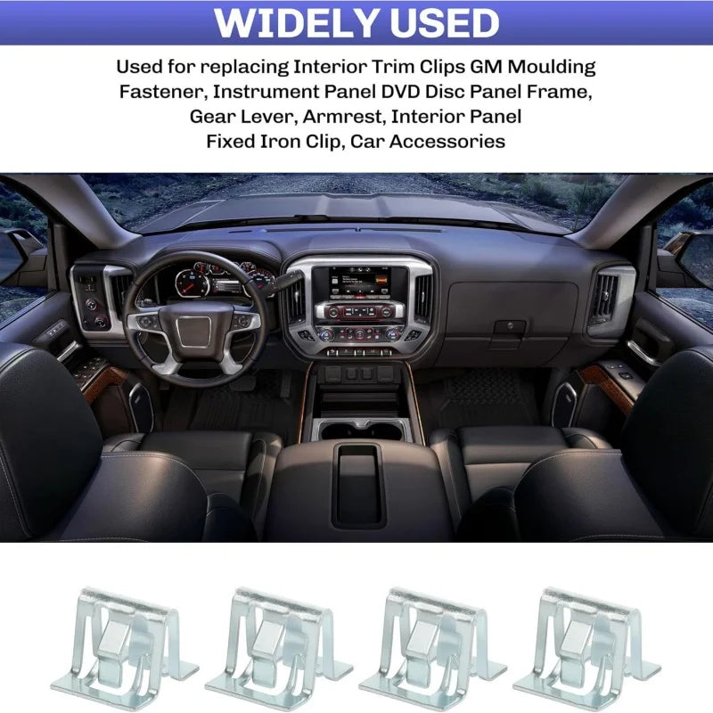 Metal Retainer Clips – Universal Car Dashboard Trim Fasteners Auto Trim Fasteners Richie's