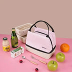 Insulated Lunch Bag with Pocket – Reusable Cooler Tote Insulated Lunch Bag Richie's