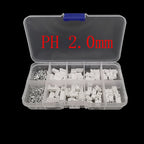 230Pcs JST PH 2.0 XH 2.54 Connector Kit – 2/3/4/5 Pin Wire Connector Kit Richie's PH 2.0mm